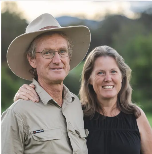 Rod and Desley, owners of Homegrown Organics