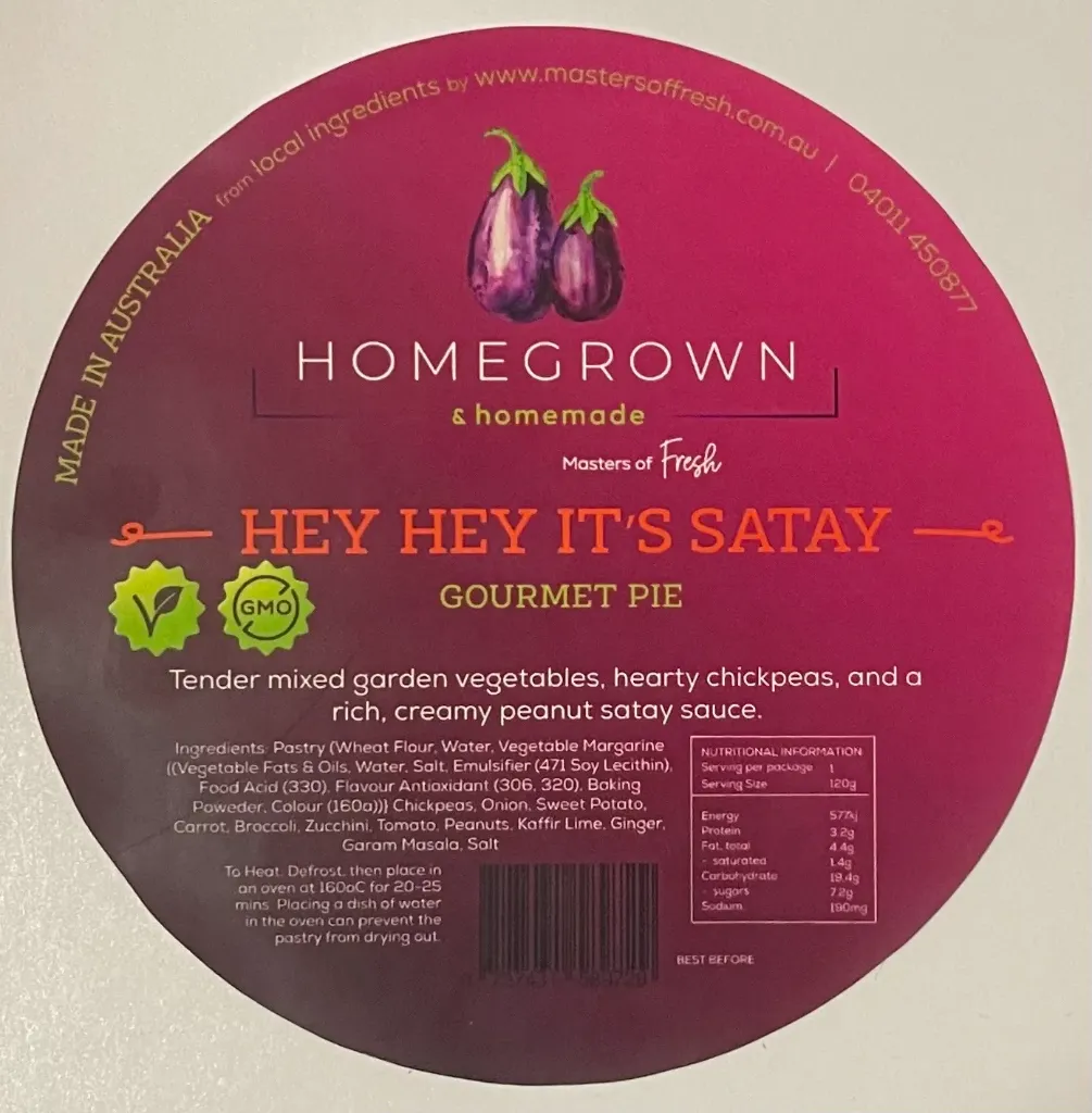 Pie - Hey, Hey It's Satay