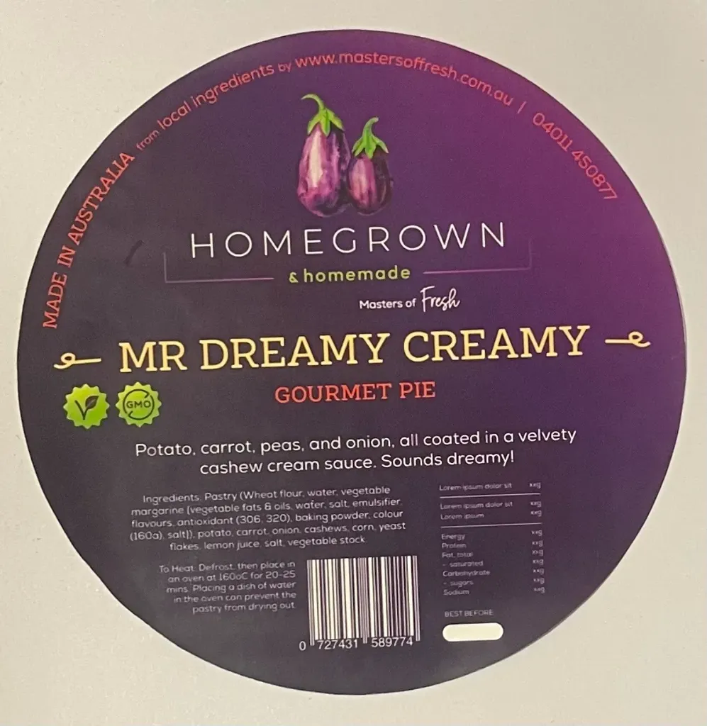 Pie - Mr Dreamy Creamy