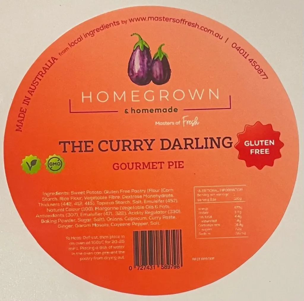 Pie GF - The Curry Darling