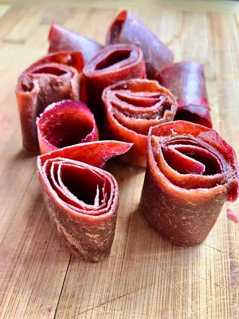 Rhubarb Leather